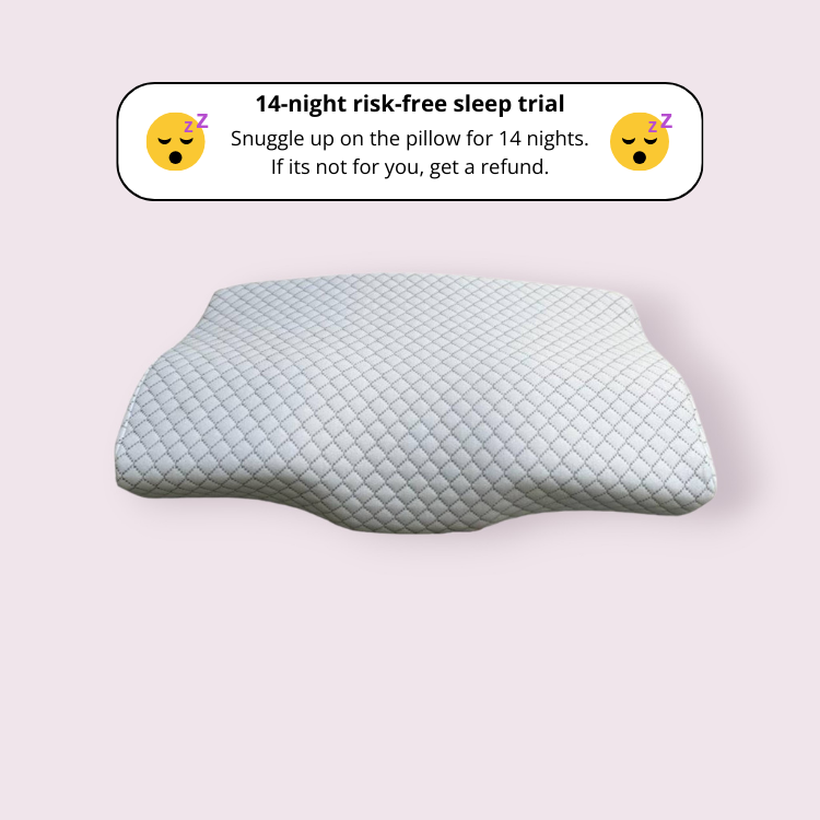 Contoured Orthopedic Pillow for Pain Relief