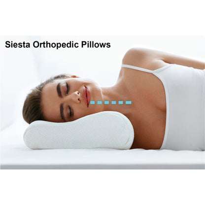 Grooved Orthopedic Pillow for Pain Relief